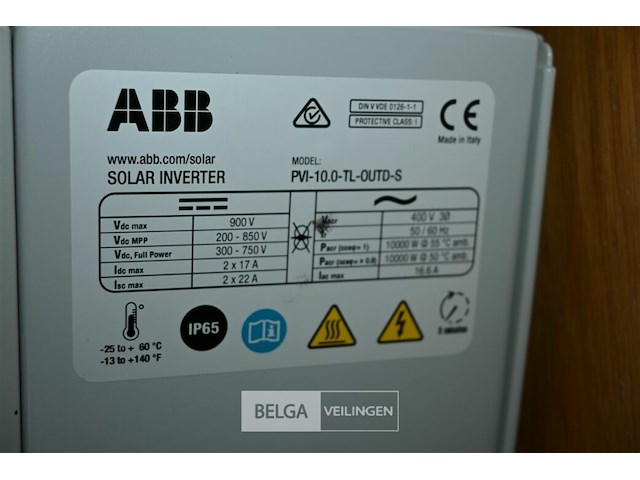 Abb omvormer zonnepanelen - afbeelding 6 van  6