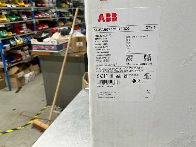 Abb pse30-600-70 1sfa897103r700 softstarter - afbeelding 4 van  4