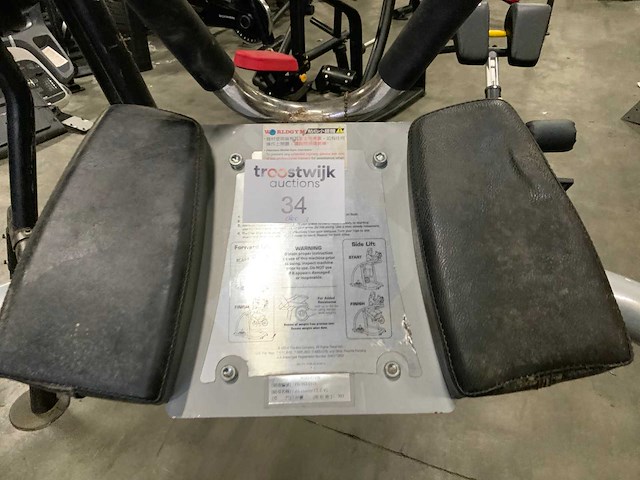 Abcoaster abdominal machine krachtstation - afbeelding 2 van  4