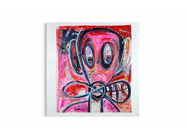 Aboudia (attrib.) - origineel schilderij - afbeelding 1 van  1