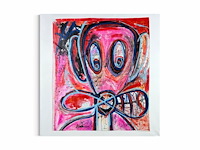 Aboudia (attrib.) - origineel schilderij - afbeelding 1 van  1