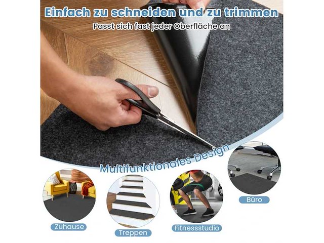 Absorberende garagemat 600 x 220 cm met waterdichte en antislip achterkant - afbeelding 2 van  5