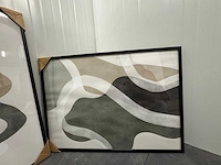 Abstract green shapes 01 + 02 - afbeelding 3 van  3