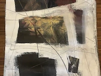 Abstract schilderij arn gyssels - quadrivium