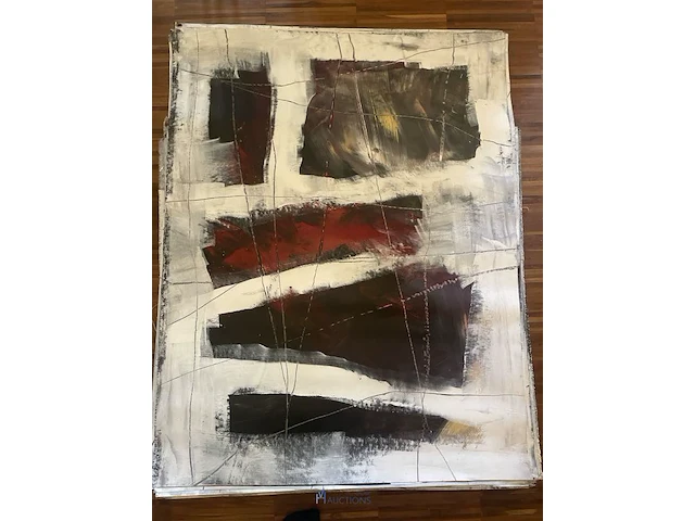 Abstract schilderij arn gyssels - quadrivium - afbeelding 1 van  4