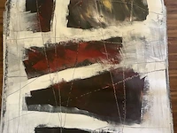 Abstract schilderij arn gyssels - quadrivium