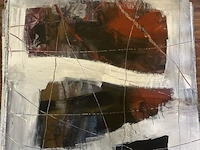Abstract schilderij arn gyssels - quadrivium