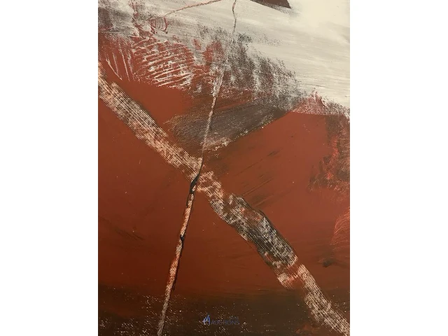 Abstract schilderij arn gyssels - quadrivium - afbeelding 2 van  4