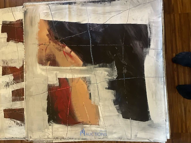 Abstract schilderij arn gyssels - quadrivium - afbeelding 1 van  4