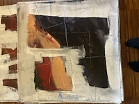 Abstract schilderij arn gyssels - quadrivium