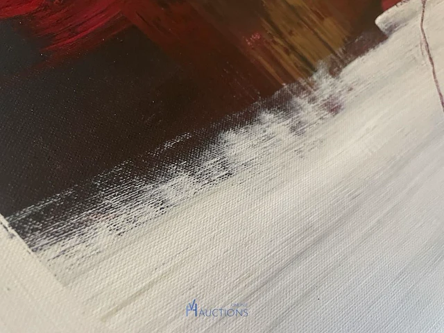 Abstract schilderij arn gyssels - quadrivium - afbeelding 2 van  4