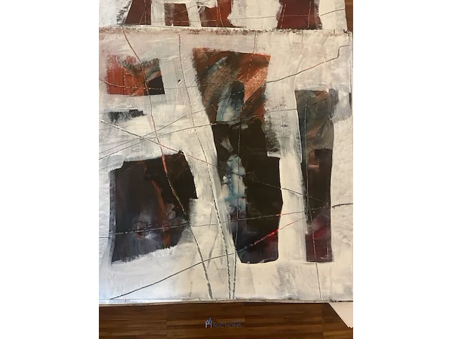 Abstract schilderij arn gyssels - quadrivium - afbeelding 1 van  4