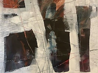 Abstract schilderij arn gyssels - quadrivium