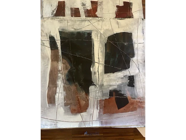 Abstract schilderij arn gyssels - quadrivium - afbeelding 1 van  4