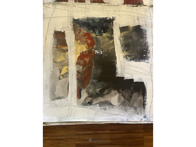 Abstract schilderij arn gyssels - quadrivium - afbeelding 1 van  4