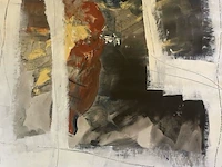 Abstract schilderij arn gyssels - quadrivium