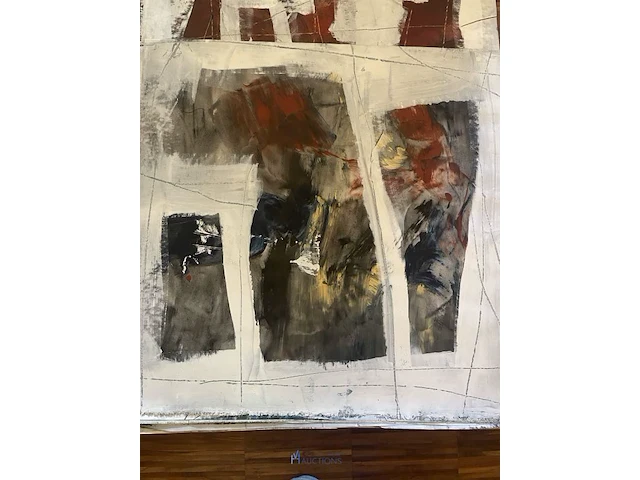 Abstract schilderij arn gyssels - quadrivium - afbeelding 1 van  4