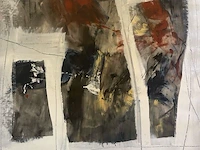 Abstract schilderij arn gyssels - quadrivium