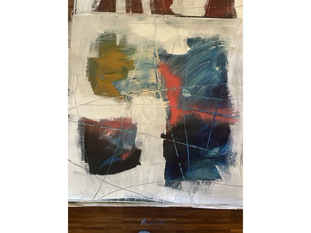 Abstract schilderij arn gyssels - quadrivium - afbeelding 1 van  4