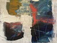 Abstract schilderij arn gyssels - quadrivium