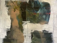 Abstract schilderij arn gyssels - quadrivium
