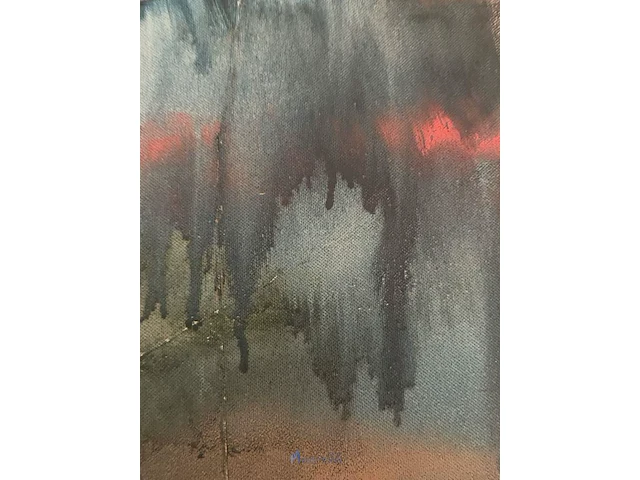 Abstract schilderij arn gyssels - quadrivium - afbeelding 2 van  3