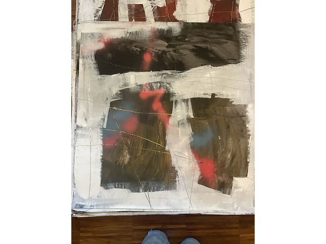 Abstract schilderij arn gyssels - quadrivium - afbeelding 1 van  4