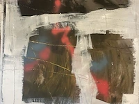 Abstract schilderij arn gyssels - quadrivium