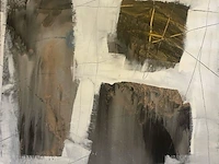 Abstract schilderij arn gyssels - quadrivium