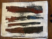 Abstract schilderij arn gyssels - quadrivium