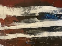 Abstract schilderij arn gyssels - quadrivium - afbeelding 2 van  4