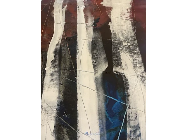 Abstract schilderij arn gyssels - quadrivium - afbeelding 3 van  4