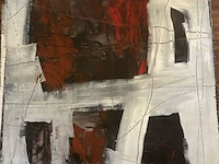 Abstract schilderij arn gyssels - quadrivium