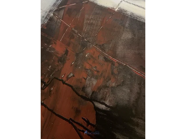 Abstract schilderij arn gyssels - quadrivium - afbeelding 3 van  4