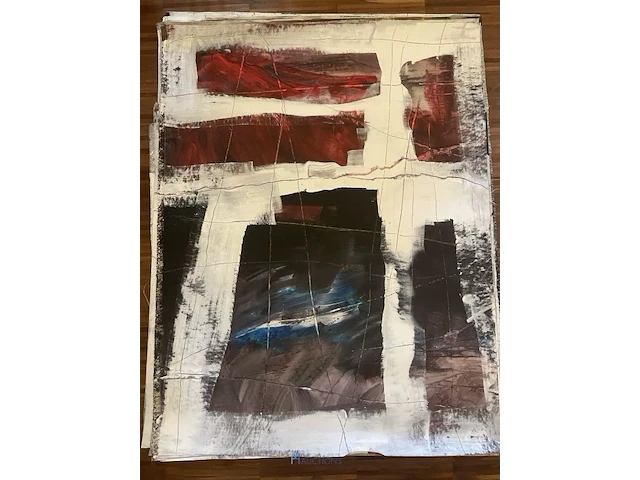 Abstract schilderij arn gyssels - quadrivium - afbeelding 1 van  4