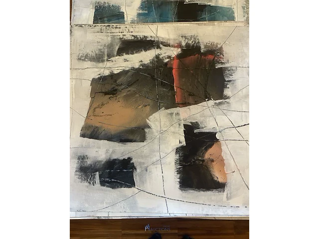 Abstract schilderij arn gyssels - quadrivium - afbeelding 1 van  4