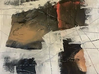 Abstract schilderij arn gyssels - quadrivium
