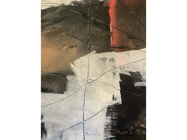 Abstract schilderij arn gyssels - quadrivium - afbeelding 2 van  4
