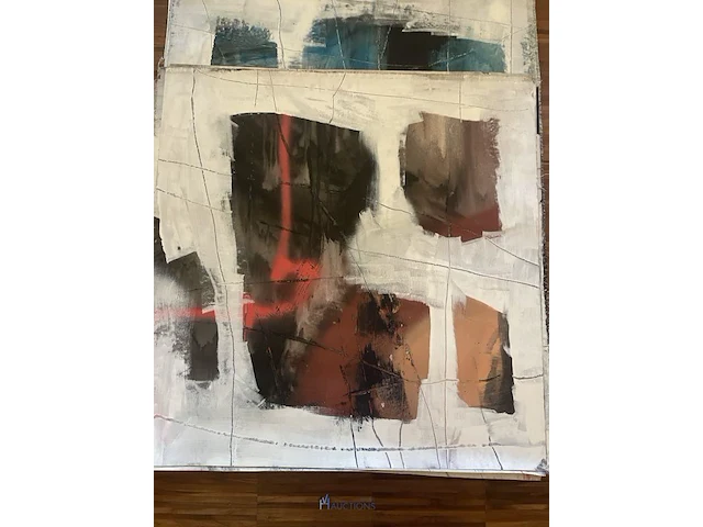 Abstract schilderij arn gyssels - quadrivium - afbeelding 1 van  4