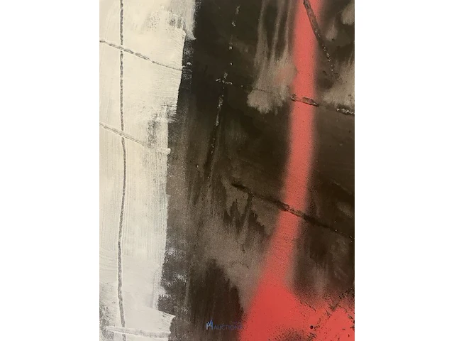 Abstract schilderij arn gyssels - quadrivium - afbeelding 2 van  4