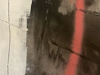 Abstract schilderij arn gyssels - quadrivium - afbeelding 2 van  4