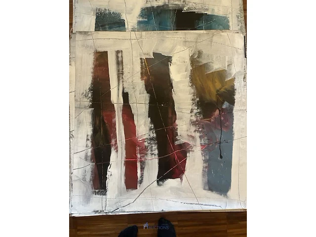 Abstract schilderij arn gyssels - quadrivium - afbeelding 1 van  4