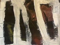 Abstract schilderij arn gyssels - quadrivium