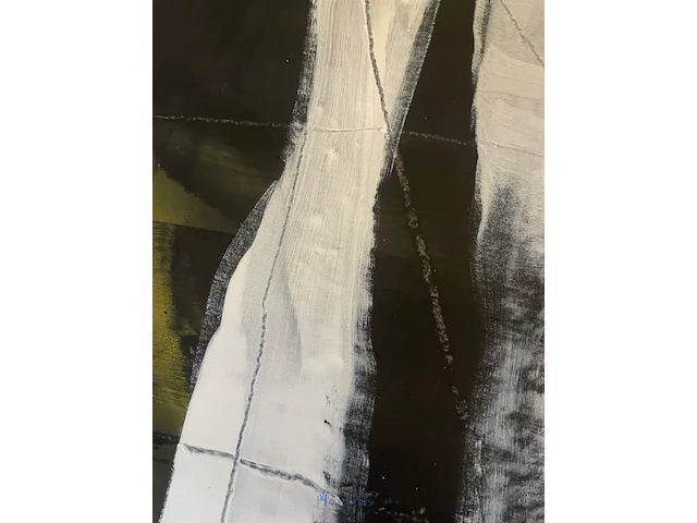 Abstract schilderij arn gyssels - quadrivium - afbeelding 2 van  4