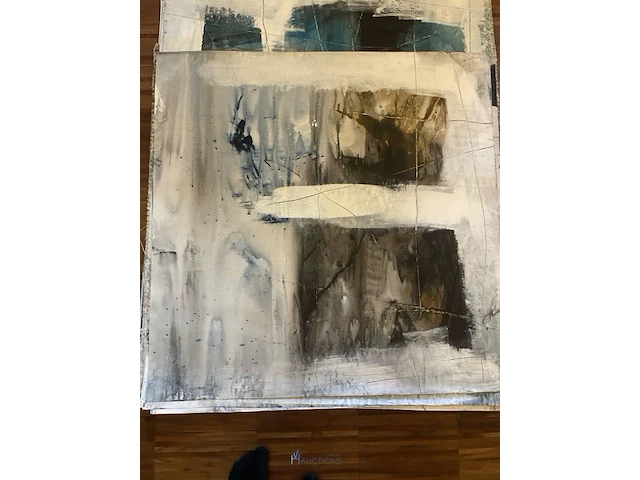 Abstract schilderij arn gyssels - quadrivium - afbeelding 1 van  4
