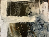 Abstract schilderij arn gyssels - quadrivium