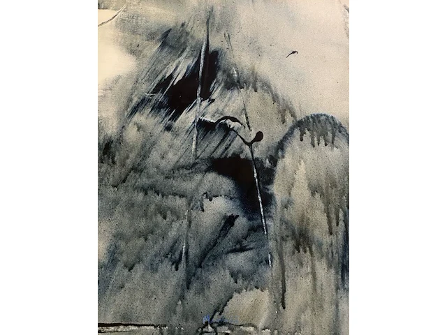 Abstract schilderij arn gyssels - quadrivium - afbeelding 2 van  3