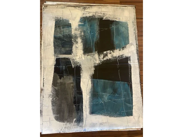 Abstract schilderij arn gyssels - quadrivium - afbeelding 1 van  4