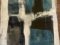 Abstract schilderij arn gyssels - quadrivium