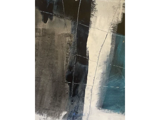 Abstract schilderij arn gyssels - quadrivium - afbeelding 2 van  4